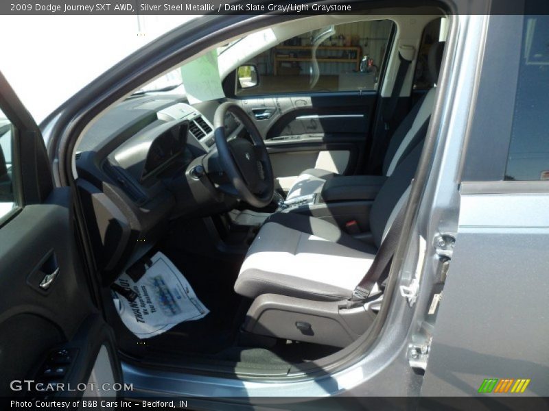 Silver Steel Metallic / Dark Slate Gray/Light Graystone 2009 Dodge Journey SXT AWD