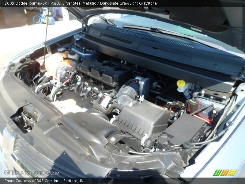 Silver Steel Metallic / Dark Slate Gray/Light Graystone 2009 Dodge Journey SXT AWD