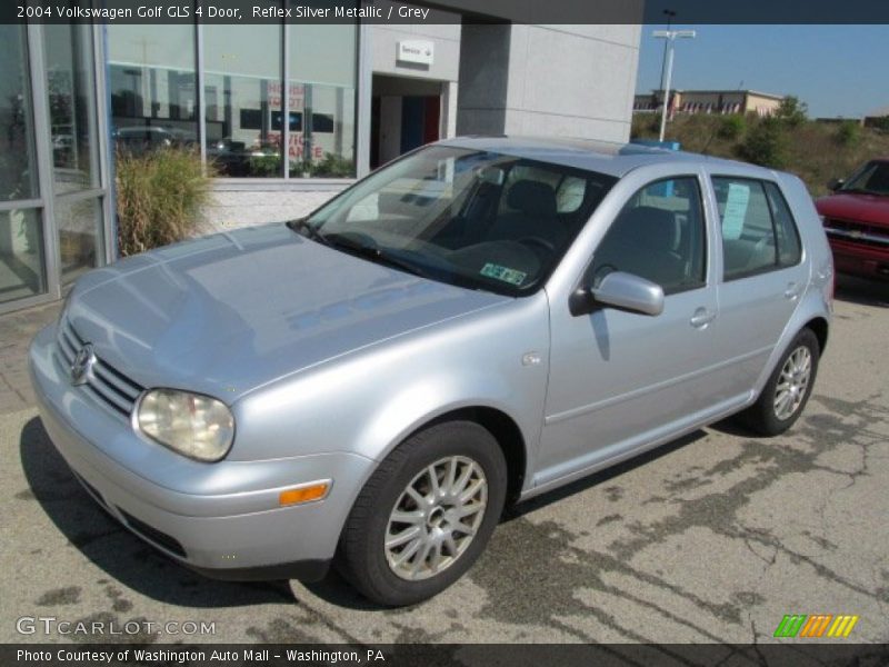 Reflex Silver Metallic / Grey 2004 Volkswagen Golf GLS 4 Door