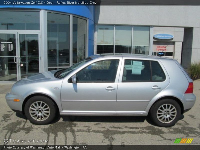 Reflex Silver Metallic / Grey 2004 Volkswagen Golf GLS 4 Door