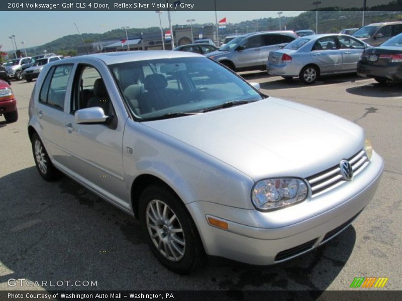 Reflex Silver Metallic / Grey 2004 Volkswagen Golf GLS 4 Door