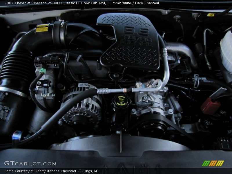Summit White / Dark Charcoal 2007 Chevrolet Silverado 2500HD Classic LT Crew Cab 4x4