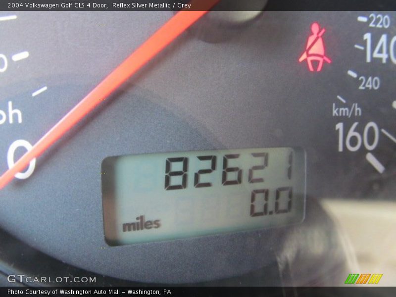 Reflex Silver Metallic / Grey 2004 Volkswagen Golf GLS 4 Door