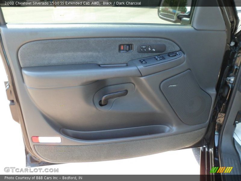 Black / Dark Charcoal 2003 Chevrolet Silverado 1500 SS Extended Cab AWD