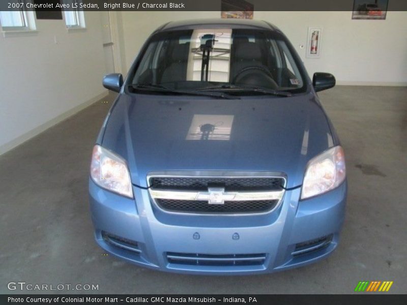 Bright Blue / Charcoal Black 2007 Chevrolet Aveo LS Sedan