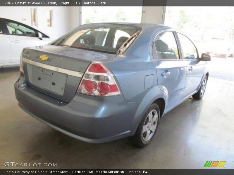 Bright Blue / Charcoal Black 2007 Chevrolet Aveo LS Sedan