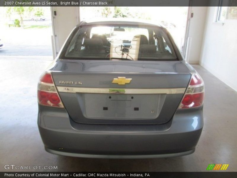 Bright Blue / Charcoal Black 2007 Chevrolet Aveo LS Sedan