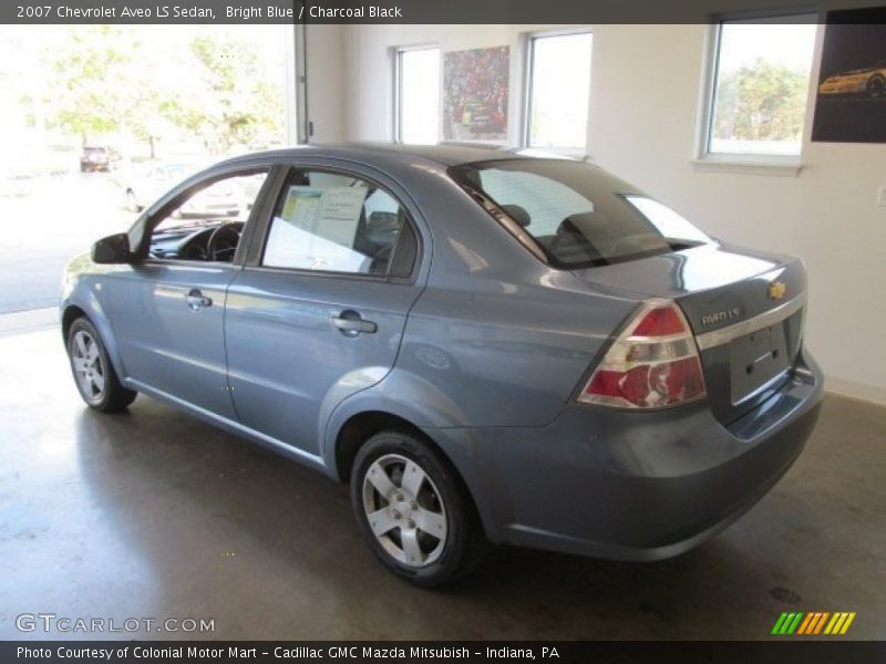 Bright Blue / Charcoal Black 2007 Chevrolet Aveo LS Sedan