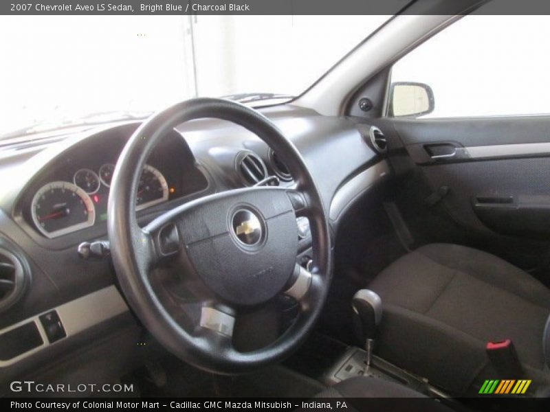 Bright Blue / Charcoal Black 2007 Chevrolet Aveo LS Sedan