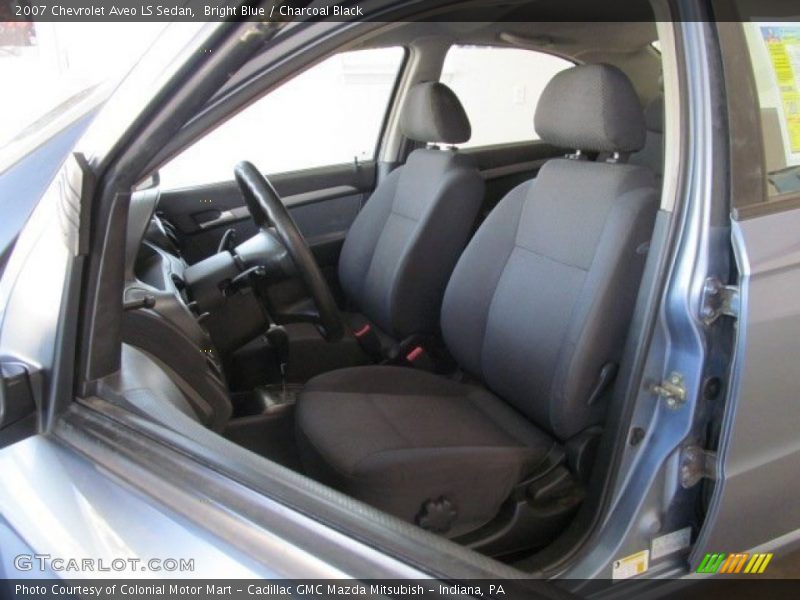Bright Blue / Charcoal Black 2007 Chevrolet Aveo LS Sedan
