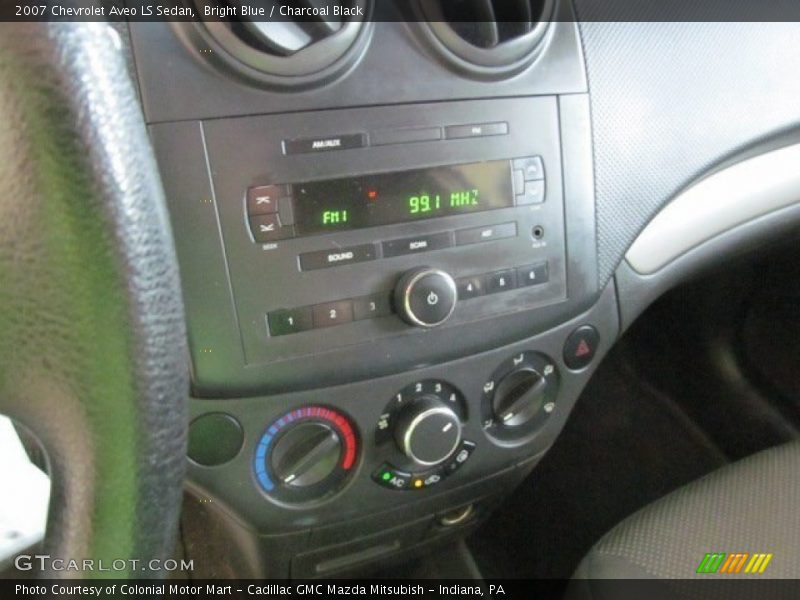 Bright Blue / Charcoal Black 2007 Chevrolet Aveo LS Sedan