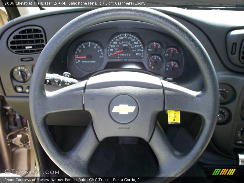 Sandstone Metallic / Light Cashmere/Ebony 2006 Chevrolet TrailBlazer LS 4x4