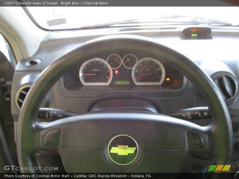 Bright Blue / Charcoal Black 2007 Chevrolet Aveo LS Sedan