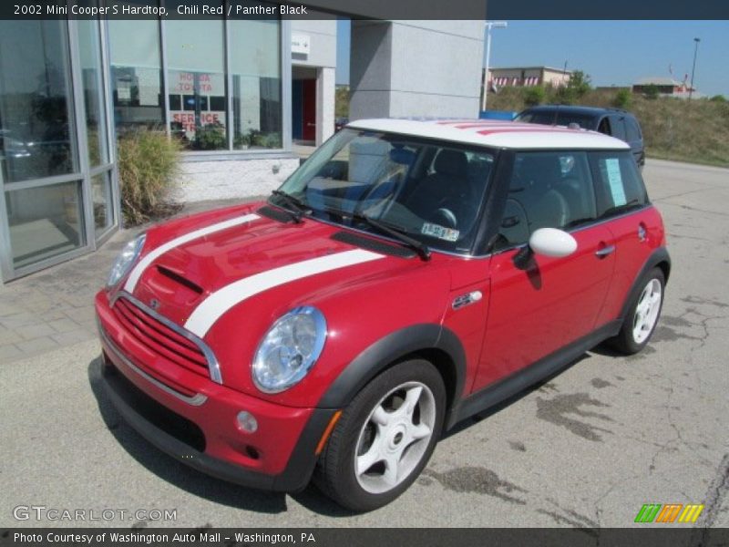 Chili Red / Panther Black 2002 Mini Cooper S Hardtop
