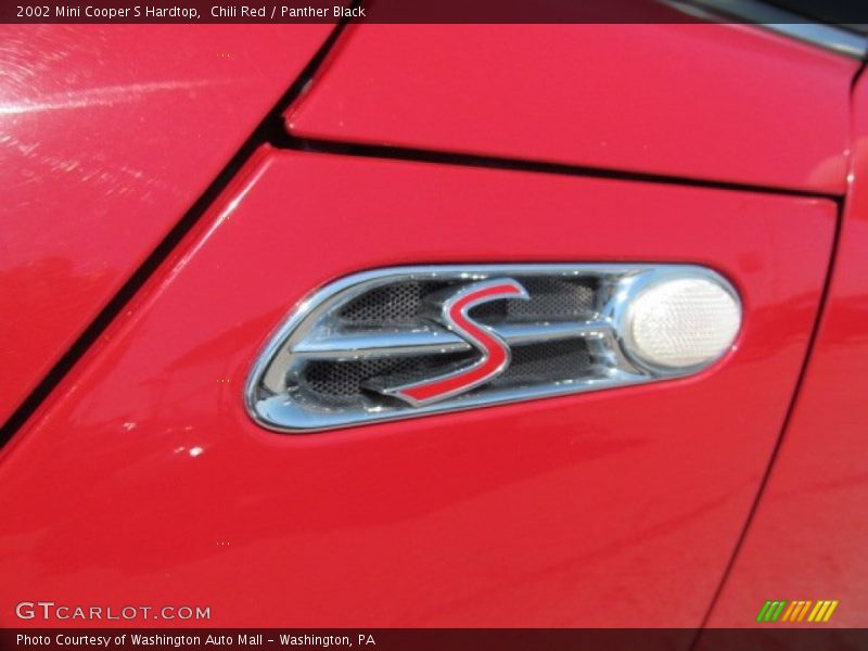 Chili Red / Panther Black 2002 Mini Cooper S Hardtop