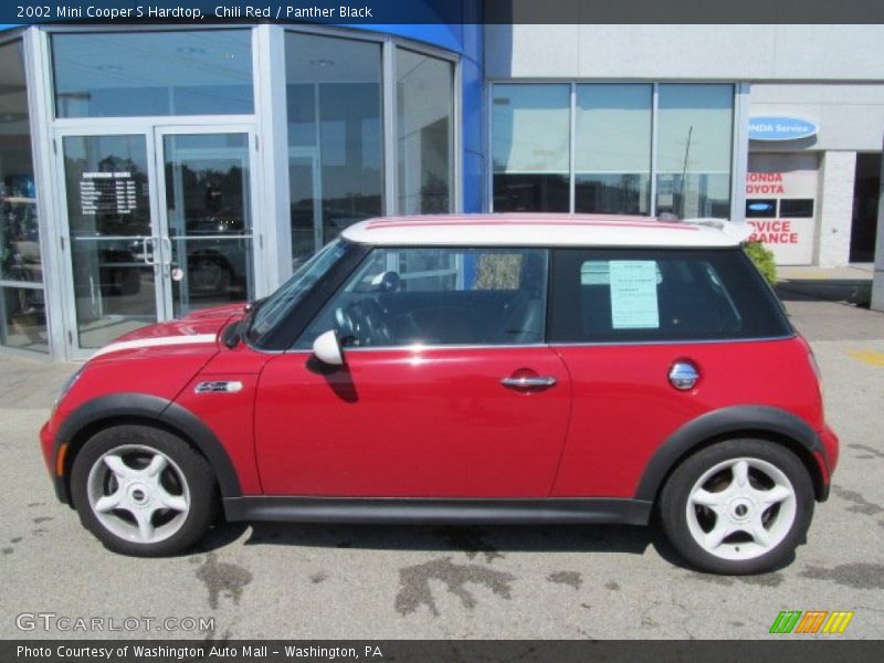 Chili Red / Panther Black 2002 Mini Cooper S Hardtop
