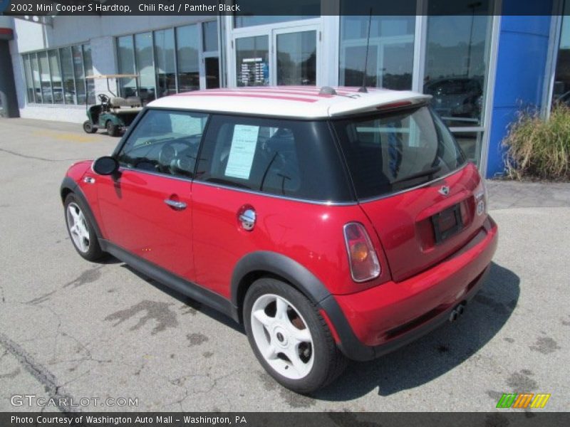 Chili Red / Panther Black 2002 Mini Cooper S Hardtop