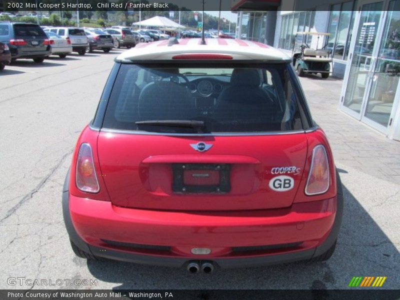 Chili Red / Panther Black 2002 Mini Cooper S Hardtop