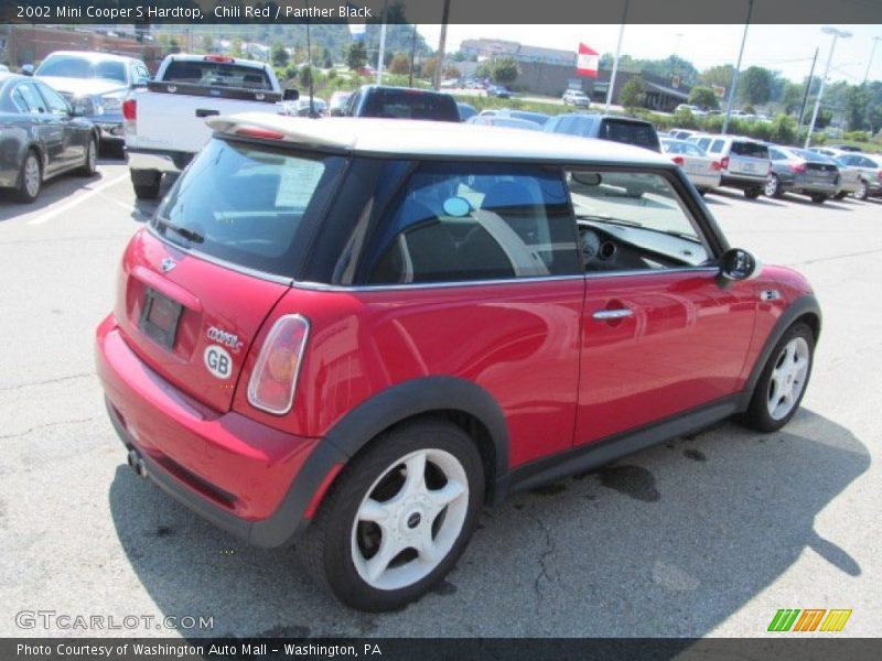 Chili Red / Panther Black 2002 Mini Cooper S Hardtop