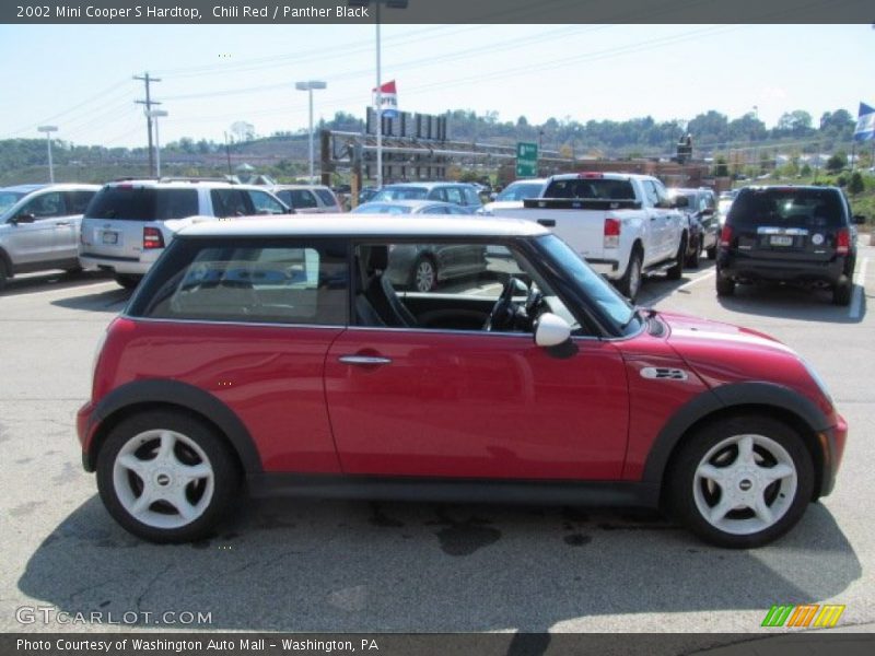 Chili Red / Panther Black 2002 Mini Cooper S Hardtop