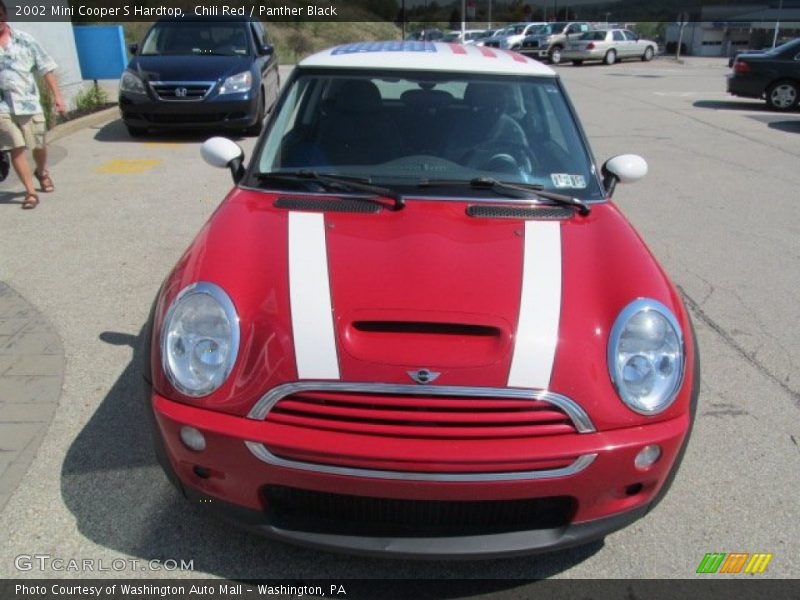 Chili Red / Panther Black 2002 Mini Cooper S Hardtop