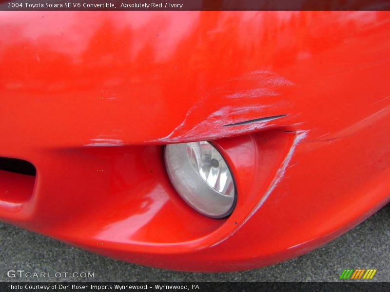 Absolutely Red / Ivory 2004 Toyota Solara SE V6 Convertible