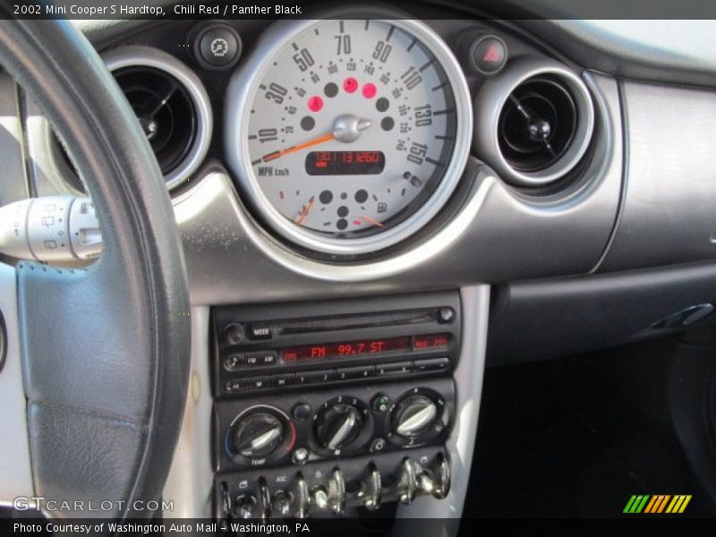 Chili Red / Panther Black 2002 Mini Cooper S Hardtop