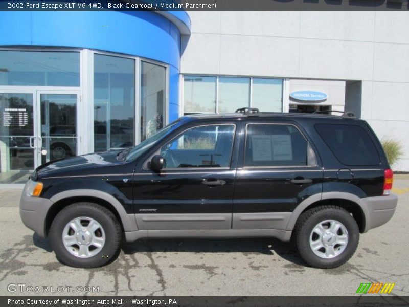 Black Clearcoat / Medium Parchment 2002 Ford Escape XLT V6 4WD