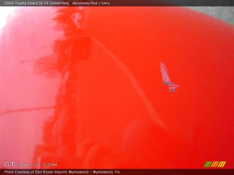 Absolutely Red / Ivory 2004 Toyota Solara SE V6 Convertible