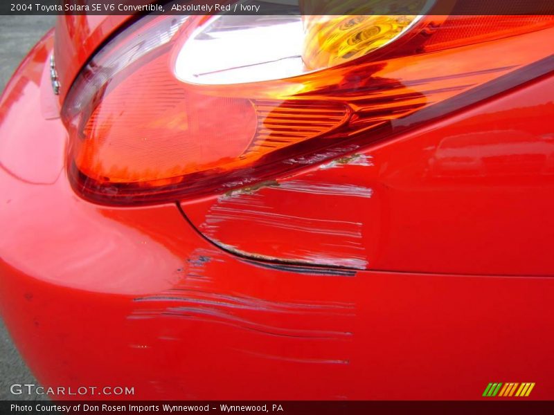 Absolutely Red / Ivory 2004 Toyota Solara SE V6 Convertible