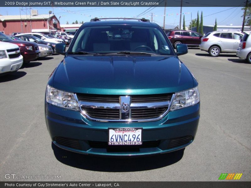 Melbourne Green Pearl / Dark Slate Gray/Light Graystone 2009 Dodge Journey SXT
