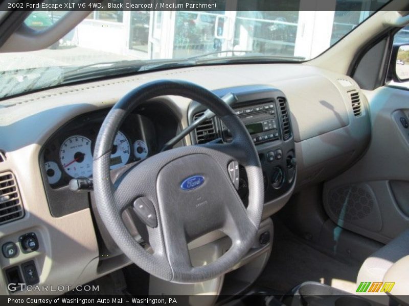 Black Clearcoat / Medium Parchment 2002 Ford Escape XLT V6 4WD
