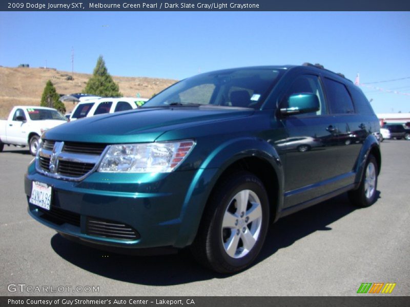 Melbourne Green Pearl / Dark Slate Gray/Light Graystone 2009 Dodge Journey SXT