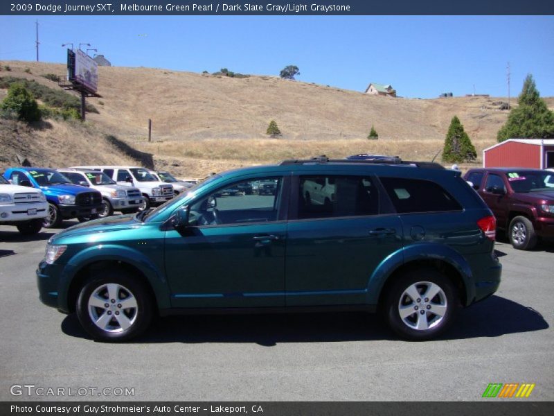 Melbourne Green Pearl / Dark Slate Gray/Light Graystone 2009 Dodge Journey SXT
