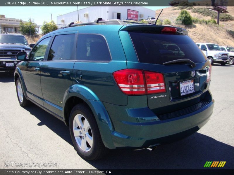 Melbourne Green Pearl / Dark Slate Gray/Light Graystone 2009 Dodge Journey SXT