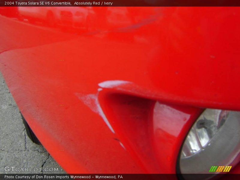 Absolutely Red / Ivory 2004 Toyota Solara SE V6 Convertible