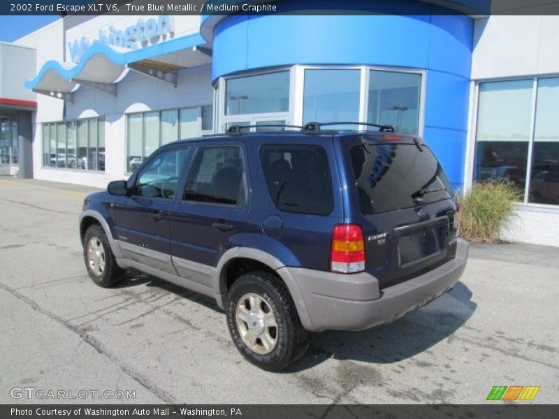True Blue Metallic / Medium Graphite 2002 Ford Escape XLT V6