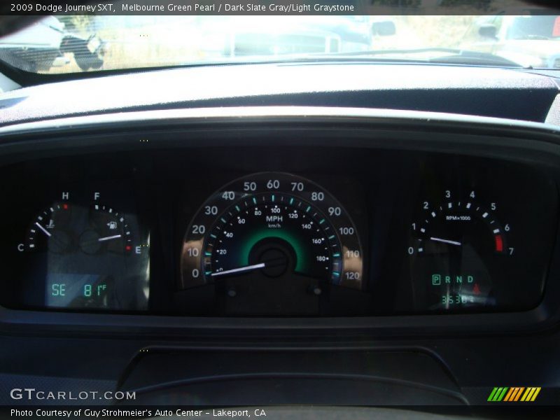 Melbourne Green Pearl / Dark Slate Gray/Light Graystone 2009 Dodge Journey SXT