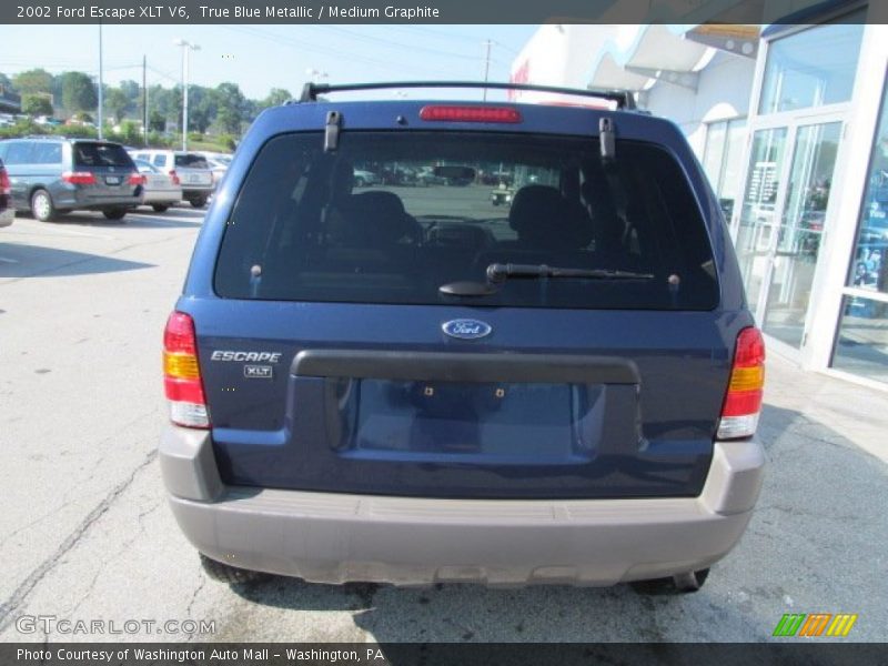 True Blue Metallic / Medium Graphite 2002 Ford Escape XLT V6