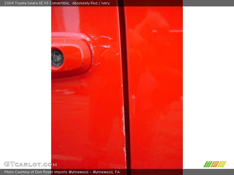 Absolutely Red / Ivory 2004 Toyota Solara SE V6 Convertible