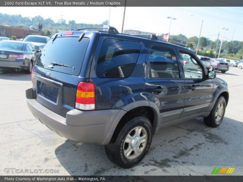 True Blue Metallic / Medium Graphite 2002 Ford Escape XLT V6
