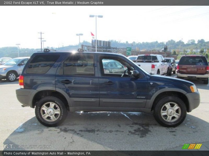 True Blue Metallic / Medium Graphite 2002 Ford Escape XLT V6