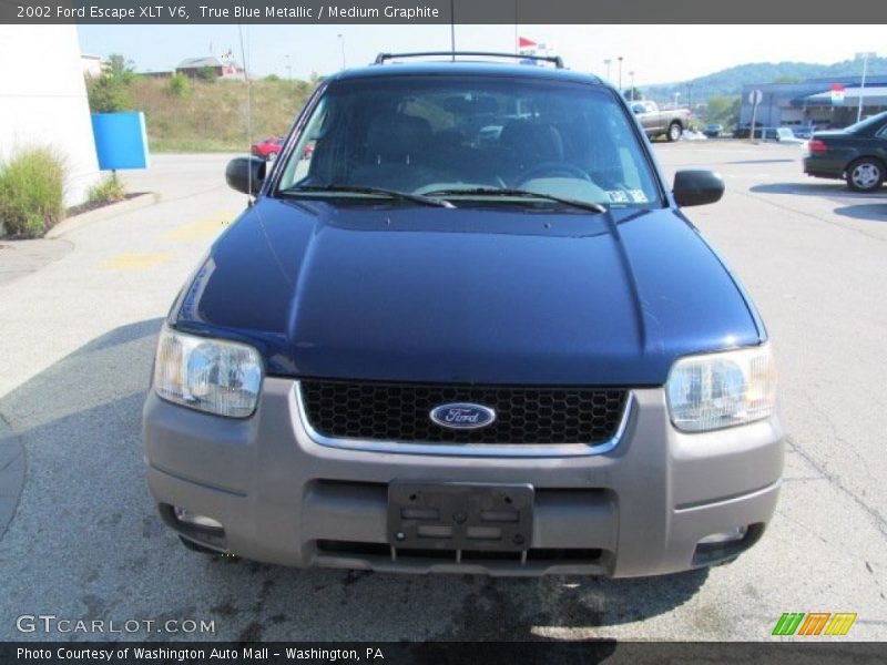 True Blue Metallic / Medium Graphite 2002 Ford Escape XLT V6