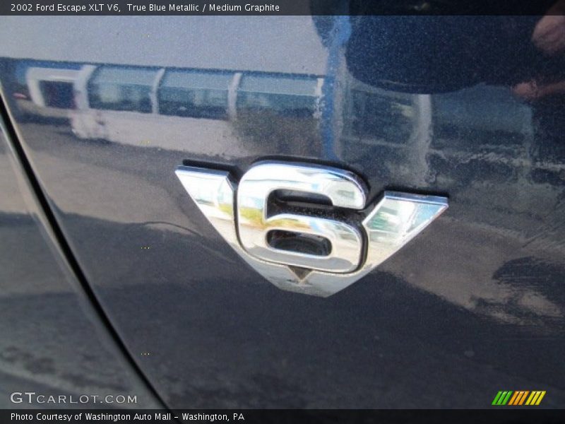 True Blue Metallic / Medium Graphite 2002 Ford Escape XLT V6