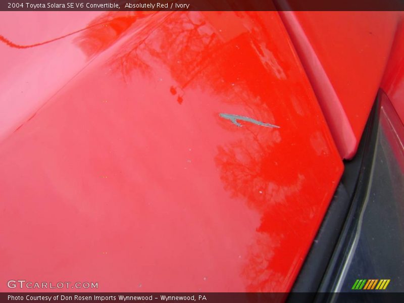 Absolutely Red / Ivory 2004 Toyota Solara SE V6 Convertible