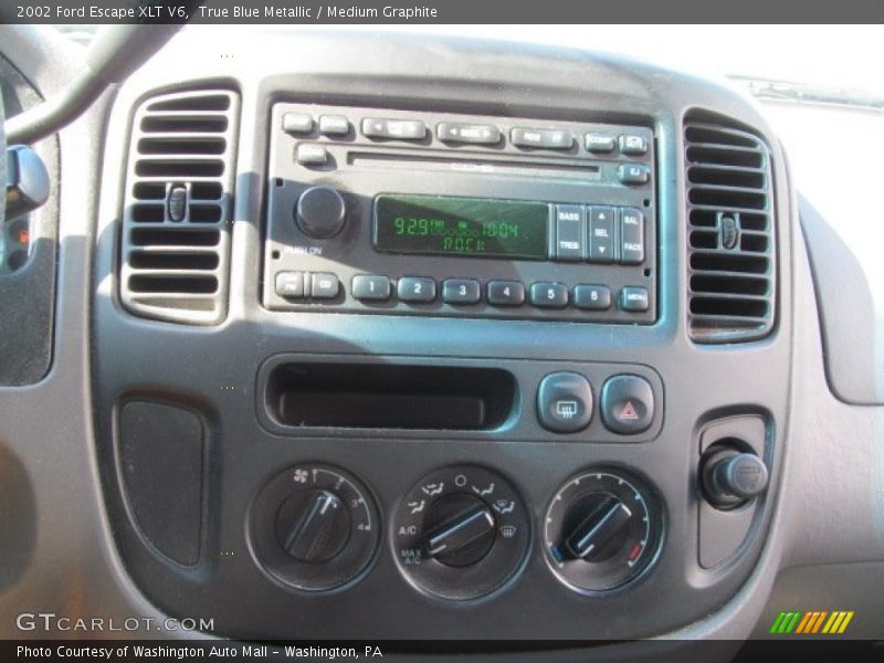 True Blue Metallic / Medium Graphite 2002 Ford Escape XLT V6