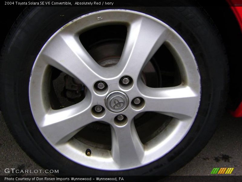 Absolutely Red / Ivory 2004 Toyota Solara SE V6 Convertible