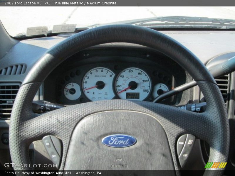 True Blue Metallic / Medium Graphite 2002 Ford Escape XLT V6