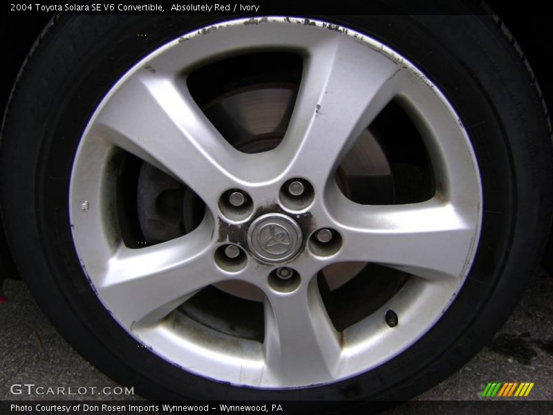 Absolutely Red / Ivory 2004 Toyota Solara SE V6 Convertible