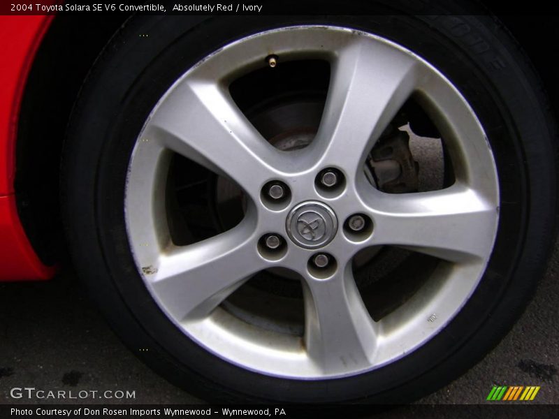 Absolutely Red / Ivory 2004 Toyota Solara SE V6 Convertible